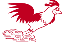 Old logo of Go Chicken Go